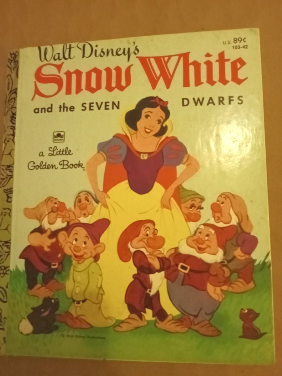 She's old. 

#littlegoldenbook #SnowWhite #Disney