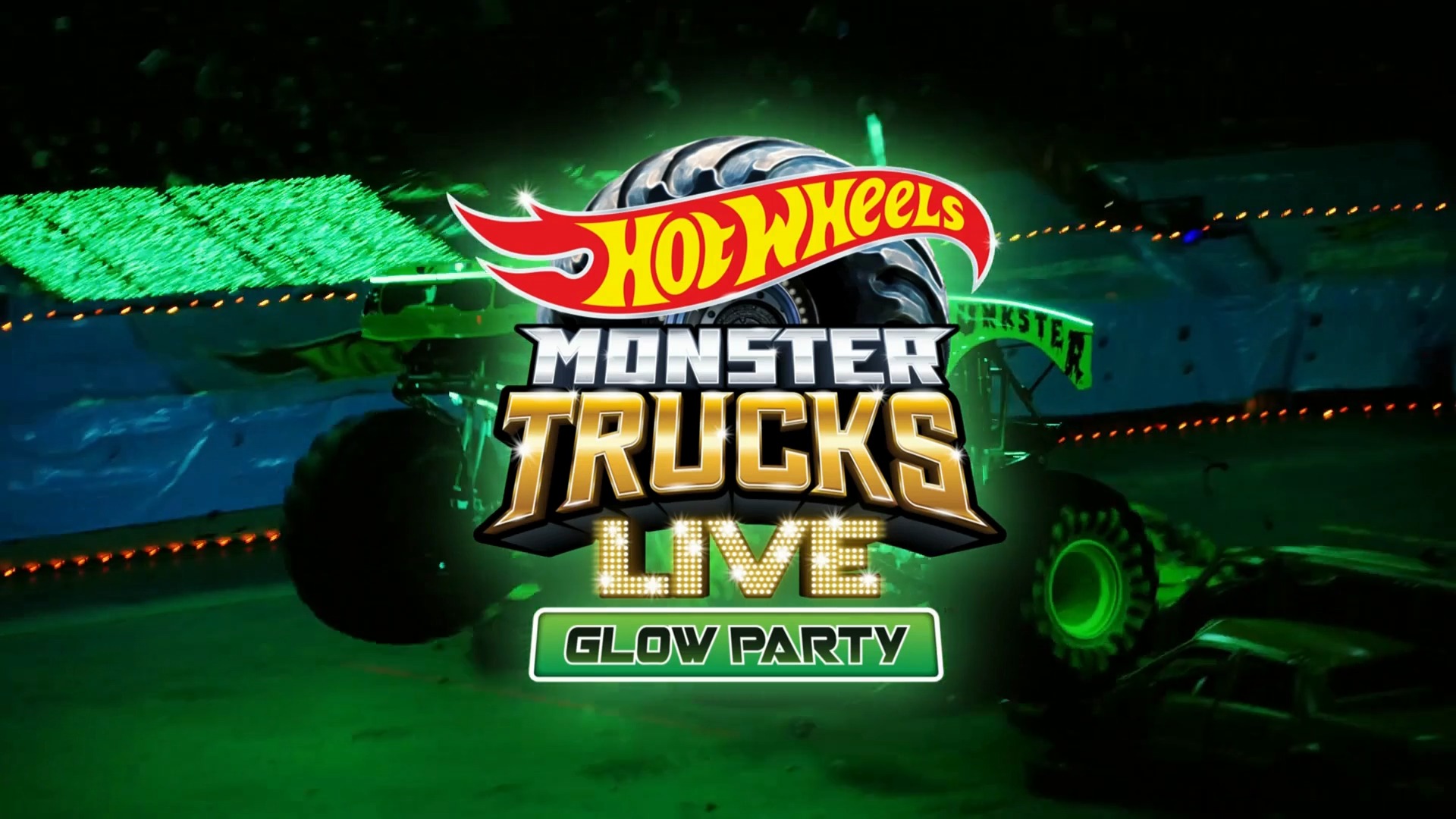 Hot Wheels Monster Trucks LIVE! Glow Party