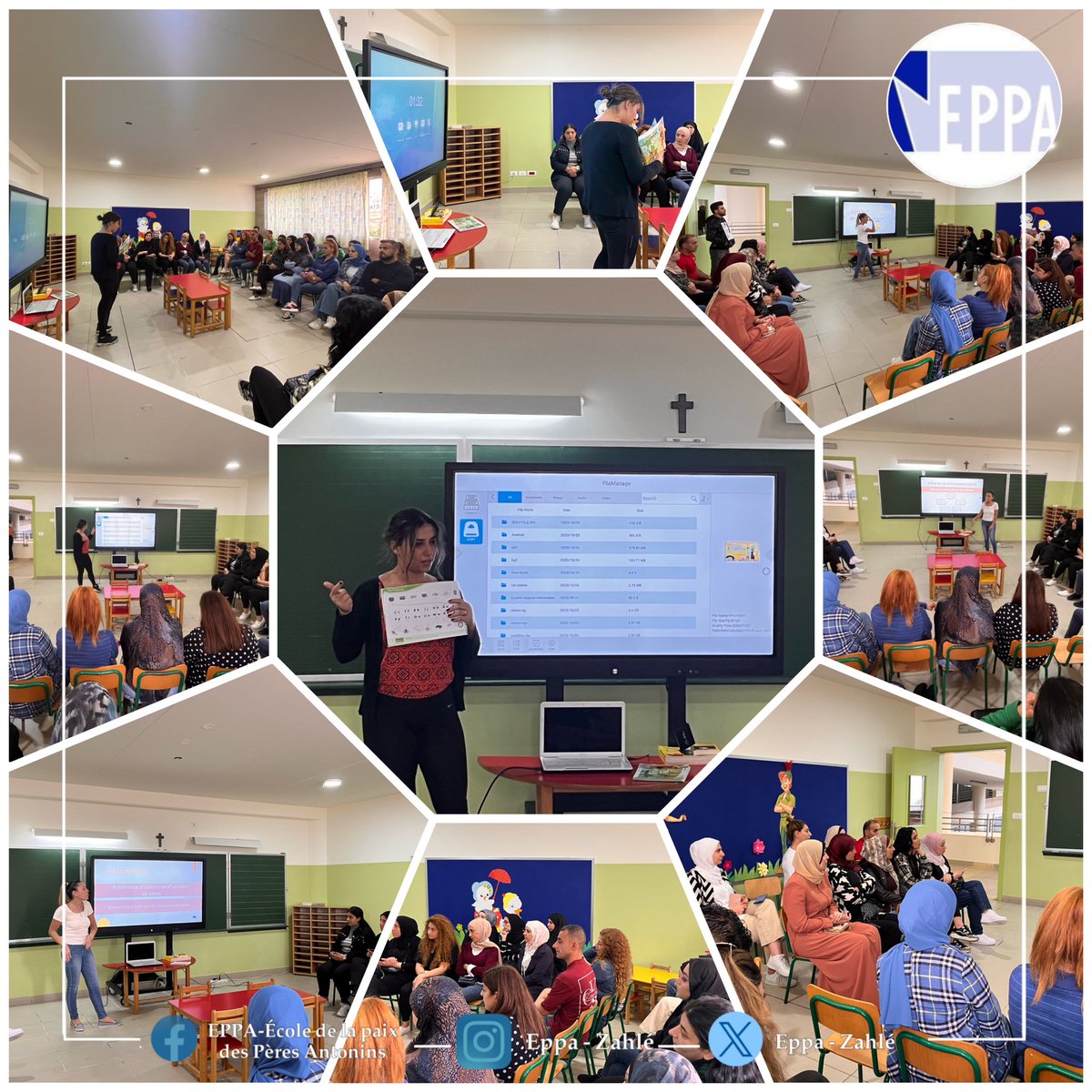 EppaZahle's tweet photo. 🔺📚En phase avec la rentrée de l'année scolaire 2023-2024, une réunion pédagogique a été tenue à l'intention des parents des élèves de la classe de PS2. Cette réunion s'est axée sur les méthodologies pédagogiques suivies dans cette classe spécifique.📚🔺
#Réunions_pédagogiques https://t.co/9W4zOr5DFf