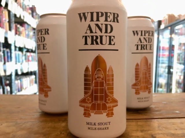 🆕🏴󠁧󠁢󠁥󠁮󠁧󠁿 Wiper and True’s Milkshake is a rich, velvety and satisfying milk stout, brewed with copious amounts of chocolate malts and vanilla to create… a chocolate milkshake. Available for delivery, Click & Collect, or over the counter.