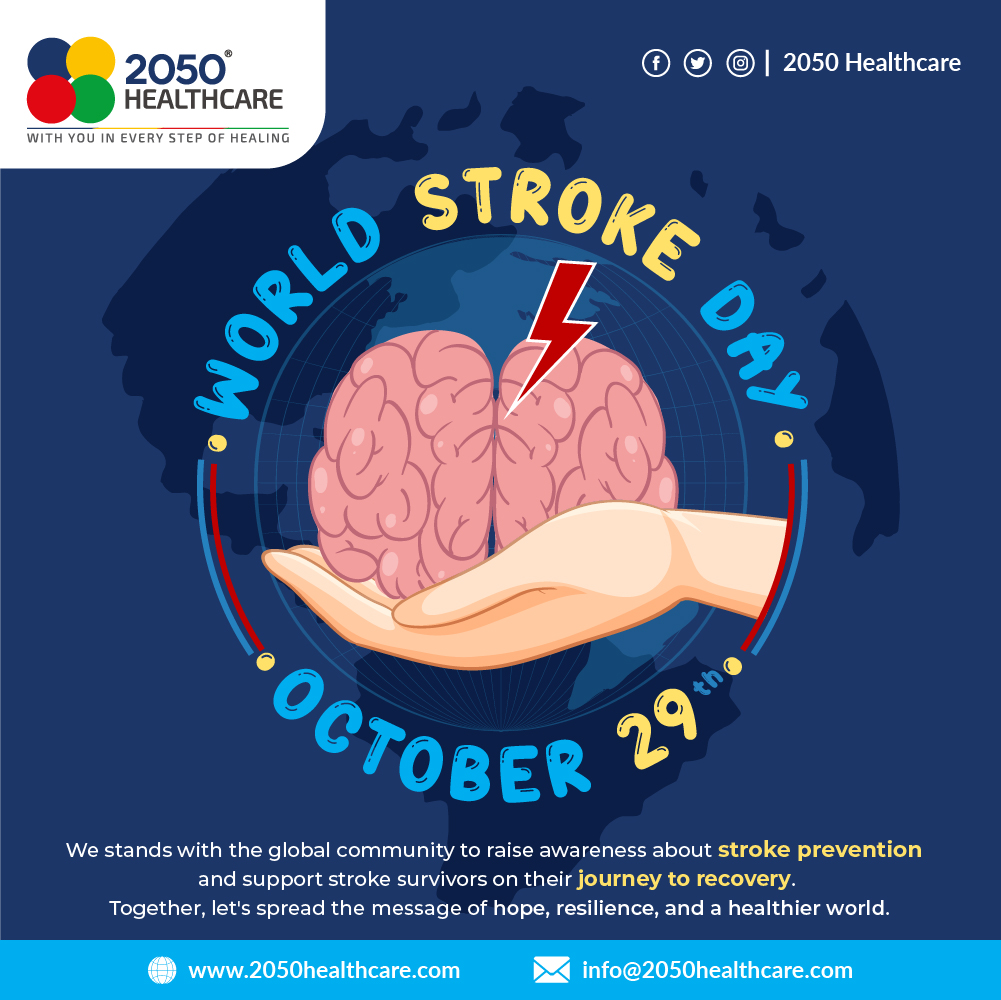 Uniting for a stroke-free world this World Stroke Day. 💙

#2050Healthcare #WithYouInEveryStepOfHealing #WorldStrokeDay