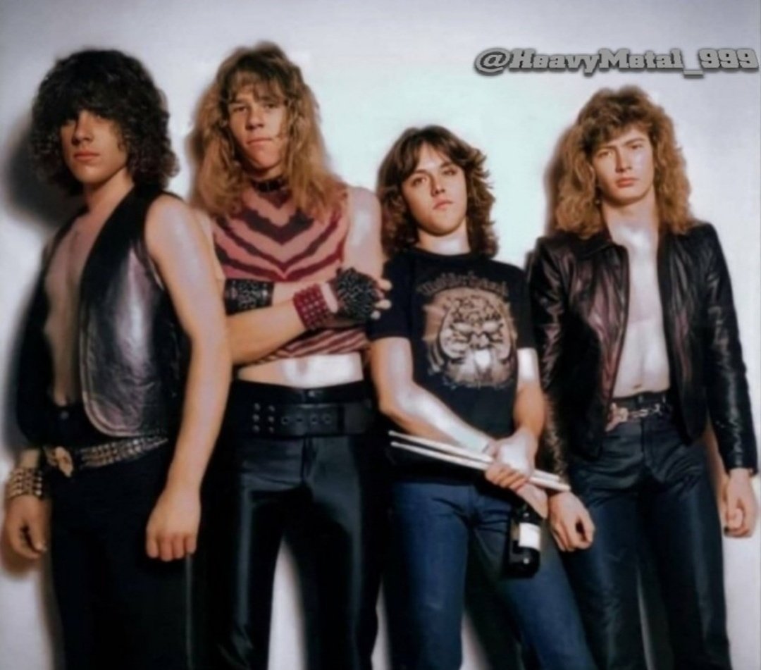 HeavyMetal_999's tweet photo. October 28, 1981, the band ''METALLICA'' is born in Los Angeles but based in San Francisco, by Lars Ulrich and James Hetfield, who would be joined by Dave Mustaine and Ron McGovney.  These two musicians were later replaced by guitarist Kirk Hammett and bassist Cliff Burton. https://t.co/Dw77zfxxKx