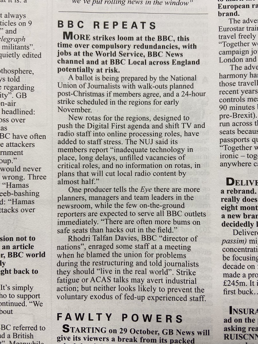 CharlieRose1's tweet photo. BBC LOCAL RADIO CUTS & SACKINGS @PrivateEyeNews
All going well? @JasonHorton_uk @rhodritd Chris Burns #BBCCuts
@NUJBBCRegions
#KeepBBCLocalRadioLOCAL https://t.co/uZ6wmHJGQE