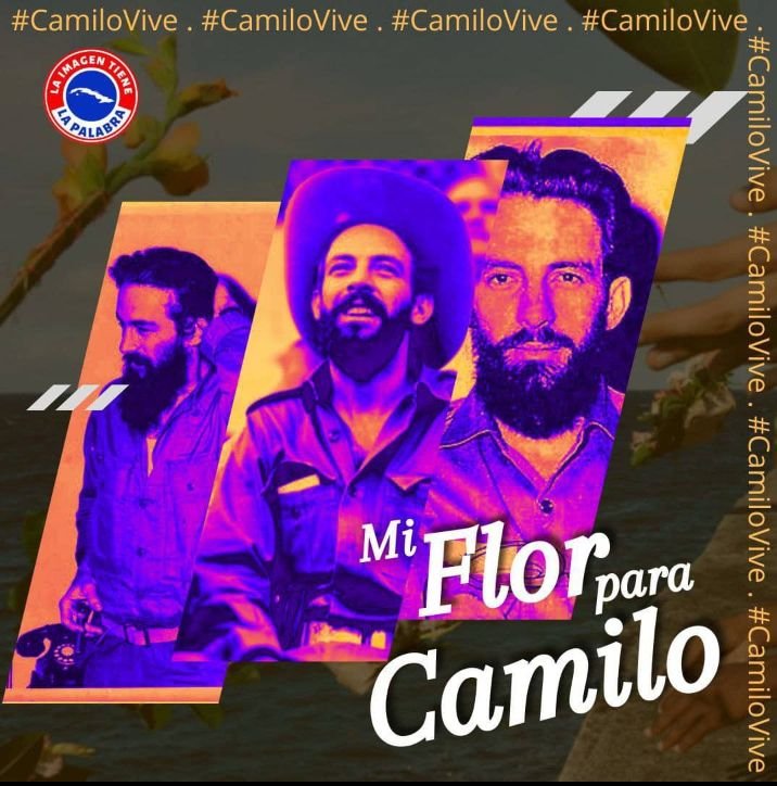 A tu paso murió el lastre que sembró la inequidad, fue tu férrea voluntad la valerosa vanguardia, tu verdad la retaguardia, tu meta la libertad. #CamiloVive #CubaPorLaVida
<a href="/cdi_mama/">CDI Mama Pancha. Miranda</a>
<a href="/cdi_charallave/">cdi_charallave</a>
<a href="/cubacooperaven/">Brigada Médica Cubana en Venezuela</a>
<a href="/CubaMir_Ven/">Brigada Médica Cubana Estado Miranda</a>
<a href="/FernandoSB1974/">Fernando Santiesteban</a>
<a href="/Manguito7cdi/">Manguito Siete</a>