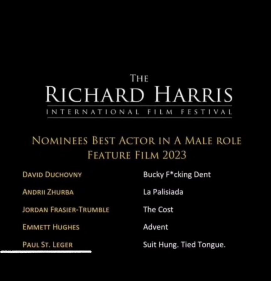 Vavie 💯%DDfan❤™ (@vaviec) on Twitter photo @liamobrienactor <a href="/RHarrisFilmFest/">Richard Harris International Film Festival</a> Nominee Best actor in a male role feature film #davidduchovny 👏🏻 @liamobrienactor <a href="/RHarrisFilmFest/">Richard Harris International Film Festival</a> Nominee Best actor in a male role feature film #davidduchovny 👏🏻
