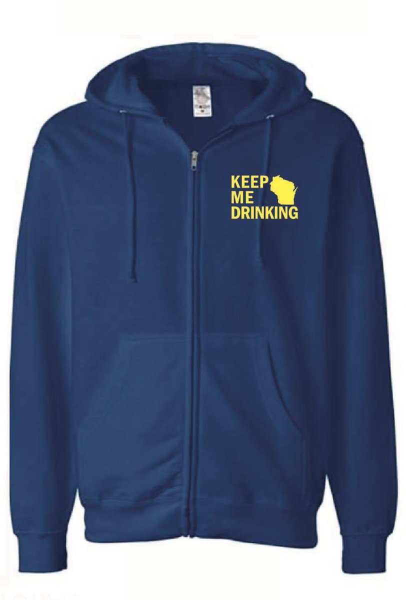 keepmedrinking's tweet photo. Our blue and yellow Wisconsin zip up hoodie is good for those cool breeze nights. Link to shop in bio. #zipuphoodie #hoodie #hoodies #wisconsin #merch #smallbusiness #smallbiz #wisconsinbusiness #wi #drinking #keepmedrinking https://t.co/imbW6ea8Tk