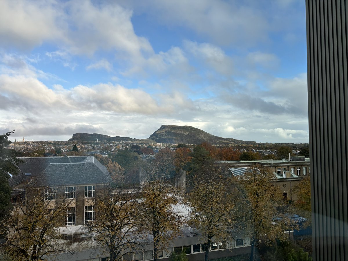 NickoliTheRed's tweet photo. A 4:30 am start for #edopenday at Edinburgh university
Long drive but a cracking place to visit with a beautiful view from the lab of the nucleus building. https://t.co/XXOkhL7tpu