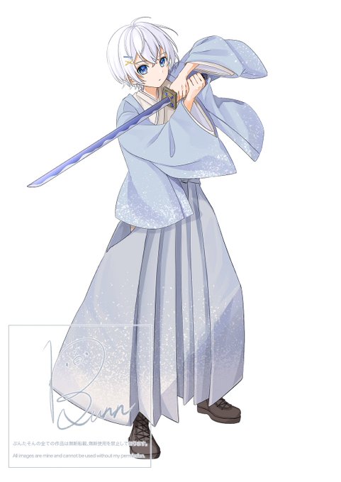「japanese clothes sword」 illustration images(Latest)｜21pages