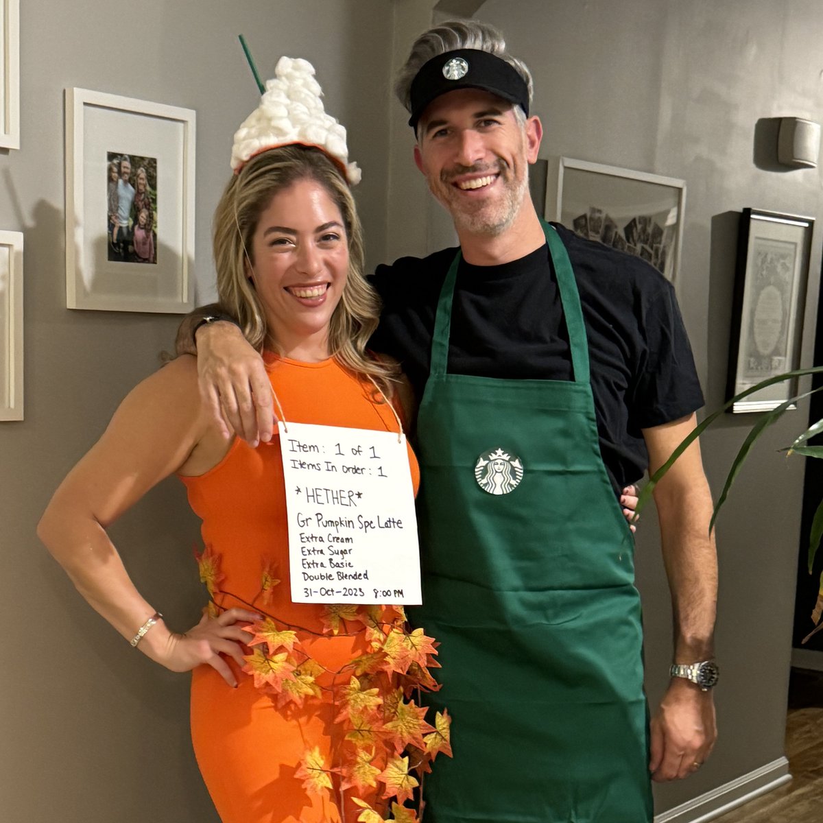 When you make your Halloween costume at home…
