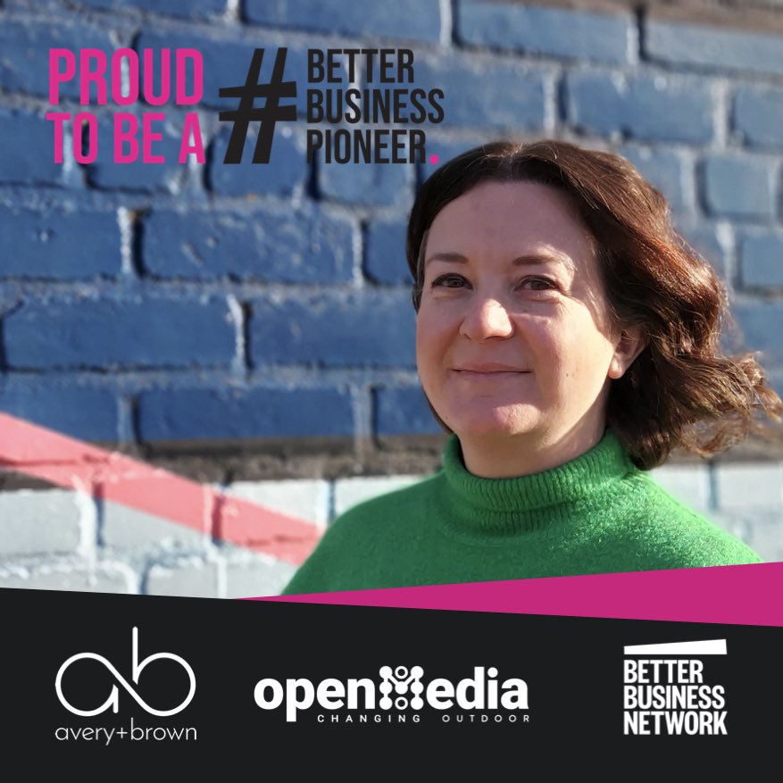 I’m thrilled to be a #BetterBusinessPioneer for @ethos_mag, showing all actions – no matter how small – can make a difference & sharing is critical to encourage change. The campaign was created by @averyandbrown, @betterb_network & @openmediauk. More at betterbusinesspioneers.com.