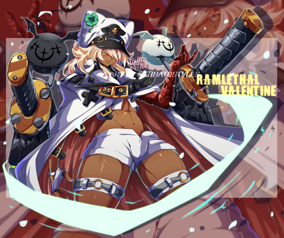 Repost art Ramlethal Valentine. 🍀

#GuiltyGear #GuiltyGearStrive @ArcSystemWorksU #ramlethal #ラムレザル #ラム #fanart #ラムレザルヴァレンタイン #ギルティギア #GGST  #ramlethalvalentine #art