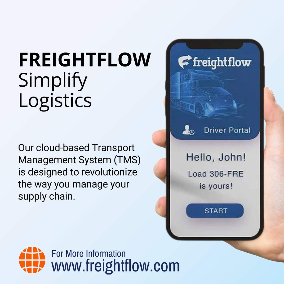 FreightFlowtms's tweet image. Unleash the Power of FreightFlow's Cloud-Based TMS
With FreightFlow's TMS, you can optimize routes, track shipments in real-time, and make data-driven decisions that lead to cost savings and enhanced service. 
freightflow.com  
#freightflow #freightforwarding #logistics