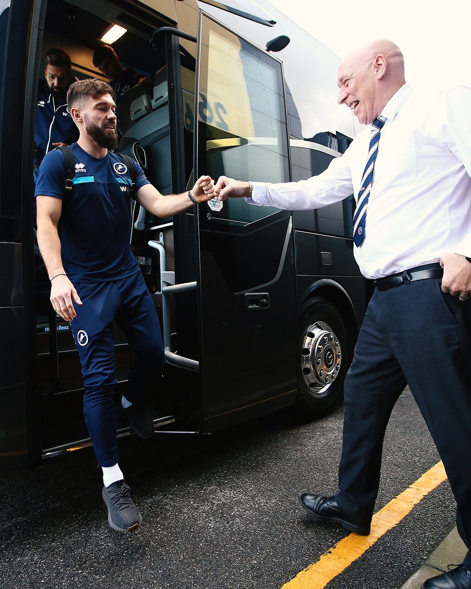 MillwallFC's tweet photo. The lads are here! 

#Millwall https://t.co/xiwqlcEjDZ