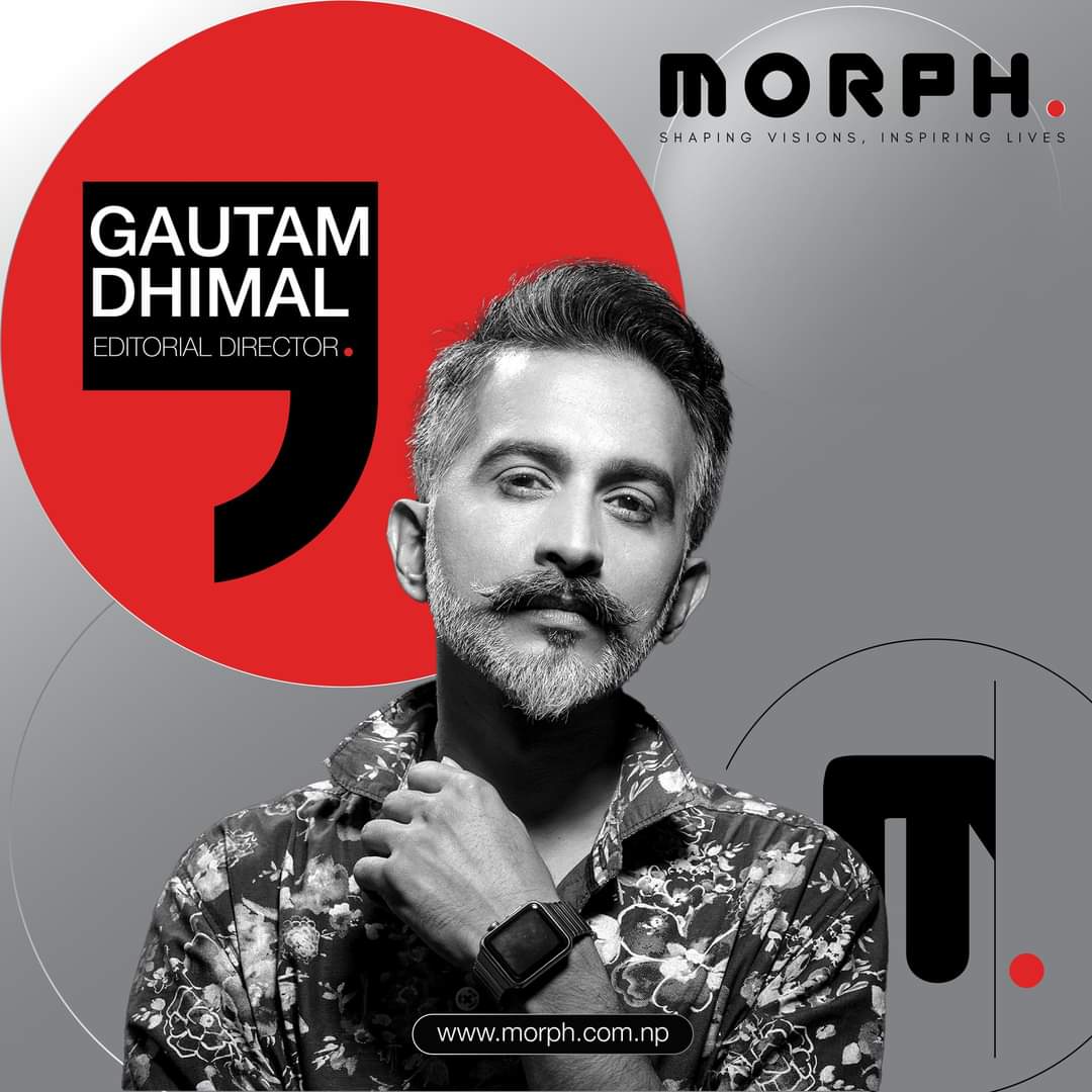 MorphMag's tweet photo. Gautam Dhimal 
Editorial Director. 

“Morph” represents a transformative process, to showcase the ever-changing nature of creativity, pushing boundaries and redefining artistic expressions.

“Morph” is a photography based premium magazine for all the lovers of art.

#Morph https://t.co/dn5F5A4ohA