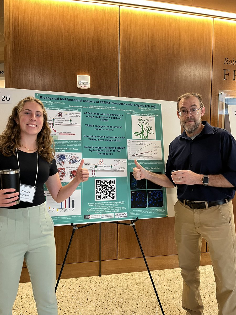 Tom Brett (@tombrettlab) on Twitter photo Wonderful poster presentation by <a href="/GrevenJessica/">Jess Greven</a> at the WashU Undergrad Research Symposium! @BBSBwustl @WUSTLPCCM Wonderful poster presentation by <a href="/GrevenJessica/">Jess Greven</a> at the WashU Undergrad Research Symposium! @BBSBwustl @WUSTLPCCM