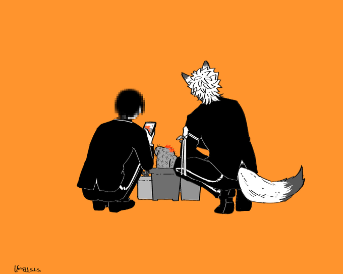 「jacket orange theme」 illustration images(Latest)