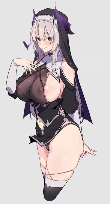 茉莉花さんの穢れ衣装に軽装タイプも用意しました。えっちな絵を描く時に邪魔そうだったからという作者都合です😗 