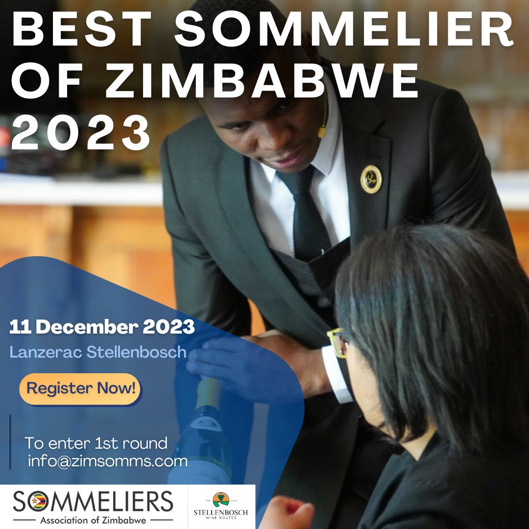 Time to get ready for our Zimbabwean sommeliers friends. May the best sommelier win. #zimsomms #Zimbabwe