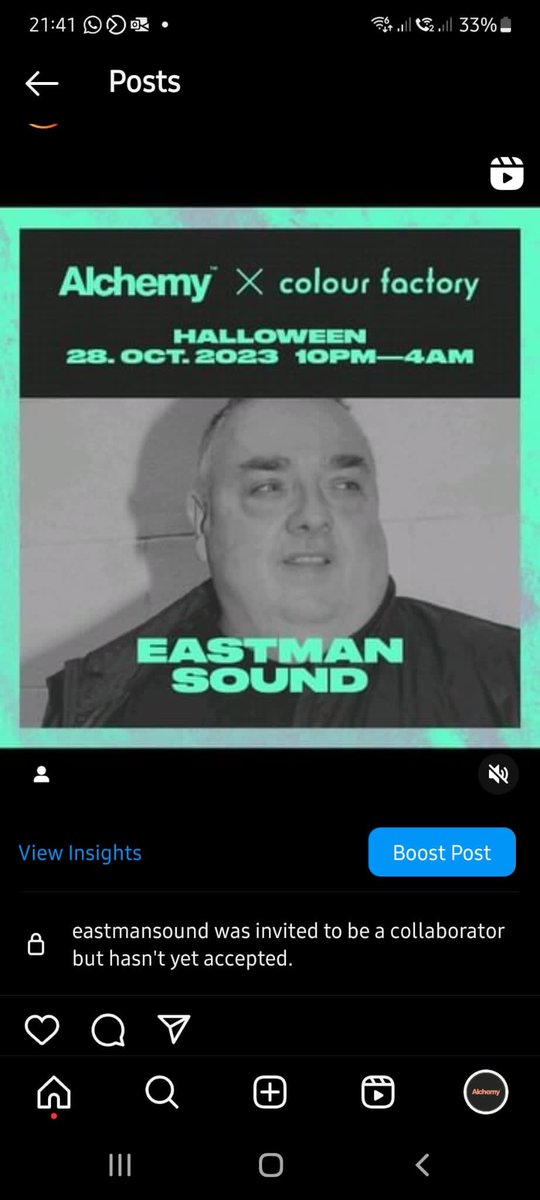 EastmansoundUk's tweet image. Catch me tonight live at ALCHEMY - Colour Factory Hackney Halloween Special I’ll be on 10.30pm-12.00am don’t be late 👍🏼👍🏼👏🏼👏🏼❤️❤️⭐️