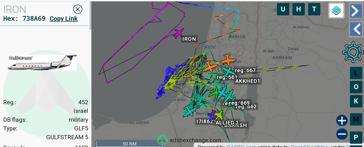 globe.adsbexchange.com/?icao=738a4d,7…

IDF pretty busy in the past 24hrs

#TheMoreYouKnow 🌠 
🇺🇸🇺🇸🇺🇸🇺🇸🇺🇸