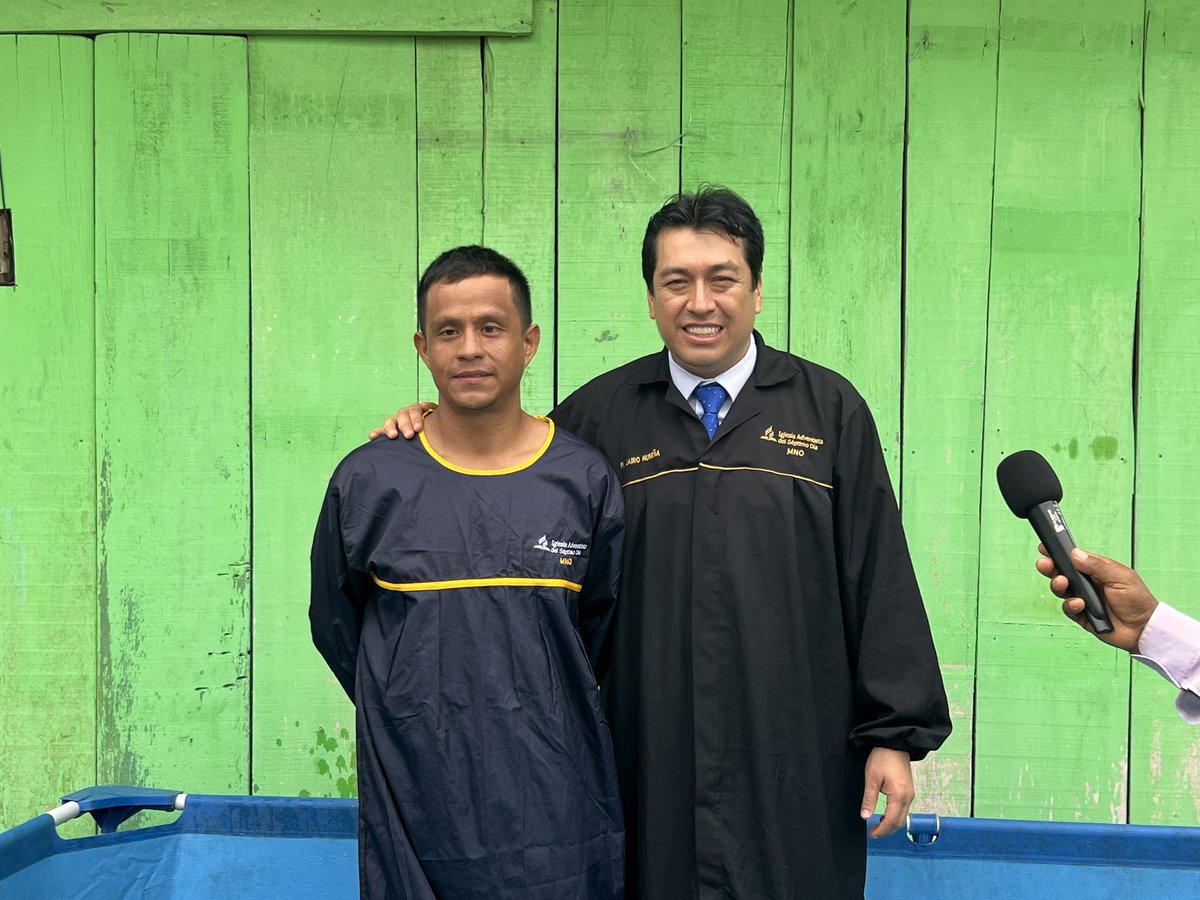 janura7's tweet photo. Una nueva Iglesia está naciendo en el lugar de la Banda de Shilcayo, hoy tuvimos la oportunidad de bautizar a 8 personas más que se integran a la nueva Iglesia . #RID #PlantíoDeIglesias #MiNOP https://t.co/8KntIcAESG