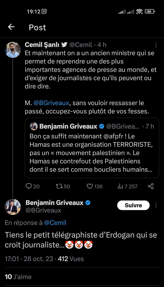 Cemil's tweet photo. La macronie, vous vous souvenez ?
Ce barrage face aux racistes d'extrême-droite.

Voici l'ex-secrétaire d'État auprès de Bruno Lemaire, en pleine démonstration du contraire.

Se basant exclusivement sur mon nom (quoi d'autre ? Je n'ai jamais soutenu Erdogan) pour me diffamer. https://t.co/J2LIxAS5M2