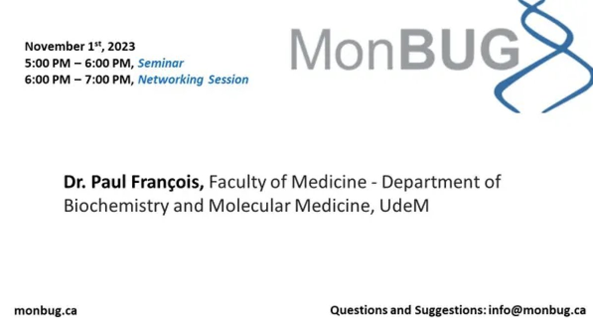 MonBUG (MTL Bioinformatics Users Group) tweet media