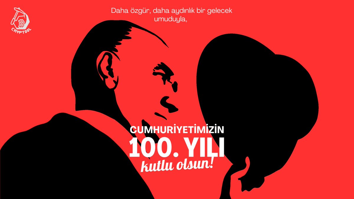 Cryptoolturkiye's tweet photo. 🇹🇷 Ulu Önder Gazi Mustafa Kemal Atatürk'ün aydınlattığı bu yolda 100 yıldır gururla ilerliyoruz🇹🇷

29 Ekim Cumhuriyet Bayramımız kutlu olsun ❤️

#Atatürkünİzinde100YIL #100YAŞINDA  #29EkimCumhuriyetBayramı https://t.co/iWj6y4N0kV
