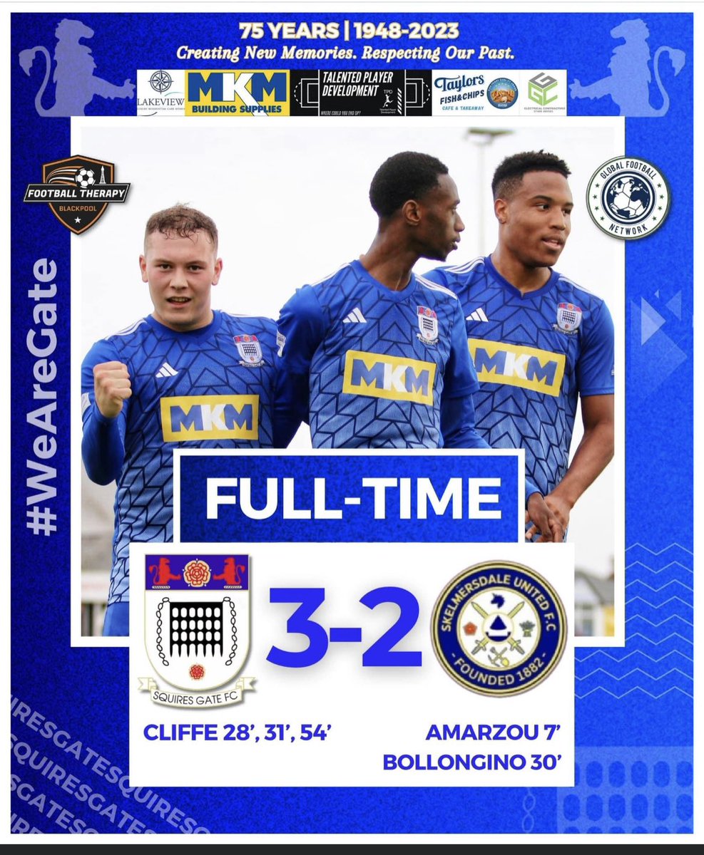 Great win today for the @squiresgatefc boys! Never do things the easy way but that win is for the hard work and effort that this group puts in and for our loyal fan base! Get in there!!!!! #WeAreGate