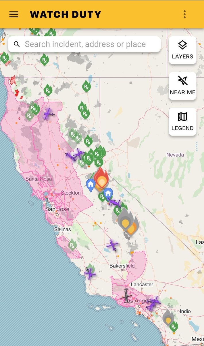 Did you know you can see #RedFlagWarning on the @watchdutyapp map now? Just remember #OnlyYou can prevent #CaWildFires!
#FireSeason2023
#CaFires