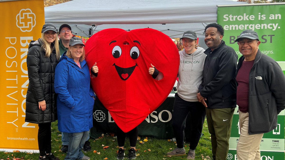 Team Bronson and the community turned out today for AHA’s 2023 Kalamazoo Heart Walk. A great opportunity to raise awareness for prevention and treatment of cardiovascular disease and stroke.