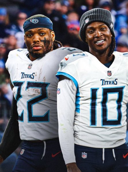 LnLFootball's tweet photo. 📈TRENDING📈

Neither #Titans RB Derrick Henry and DeAndre Hopkins are not expected to be moved before Tuesday’s trade deadline

The team has received many calls on both players but no significant trade interest

#NFL #NFLTwitter https://t.co/75MtP5o2fV