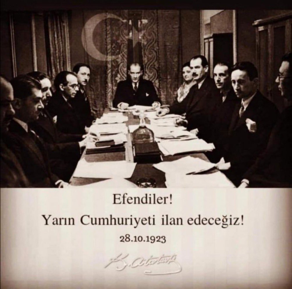 iyar00221664's tweet photo. Cumhuriyetimizin 100.yılı kutlu olsun.
#EfendilerYarınCumhuriyetiİlanEdeceğiz https://t.co/ETweVa8fhQ