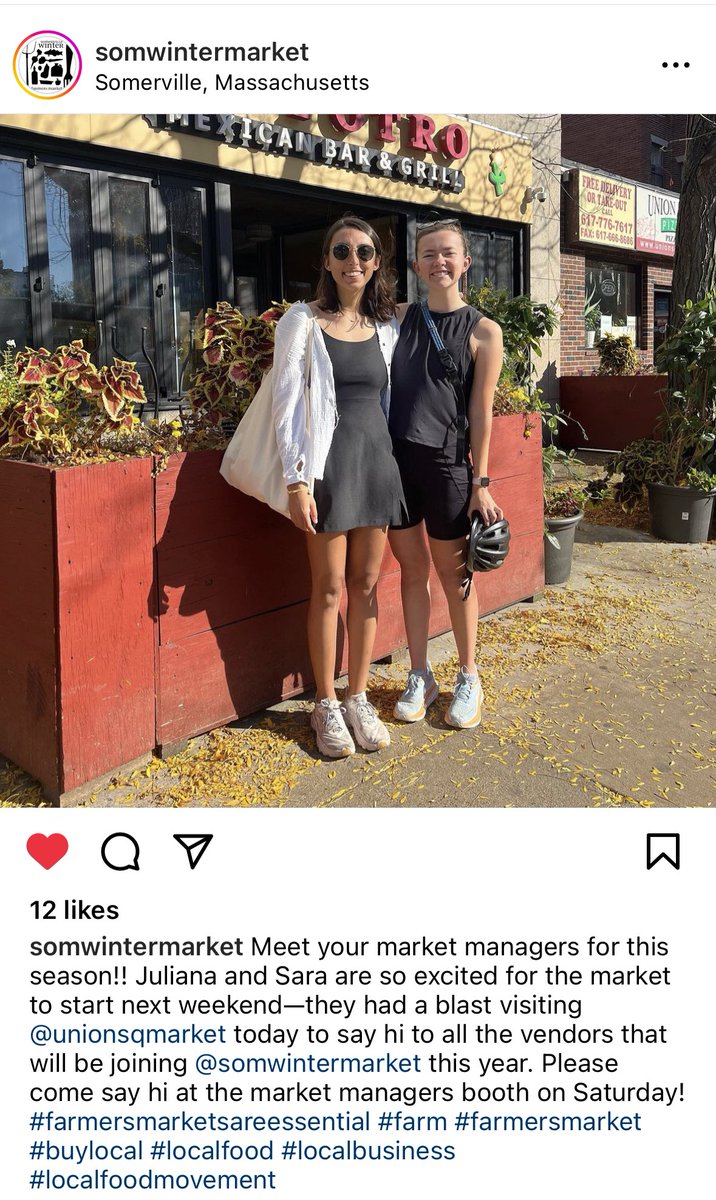 #Somerville, the <a href="/SomWinterMarket/">S'villeWinterMarket</a> has new coordinators ♥️ Market starts next week <a href="/ArtsattheArmory/">Arts at the Armory</a>!