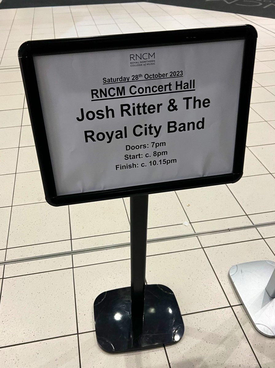 Yay! @joshritter & the Royal City Band at RNCM