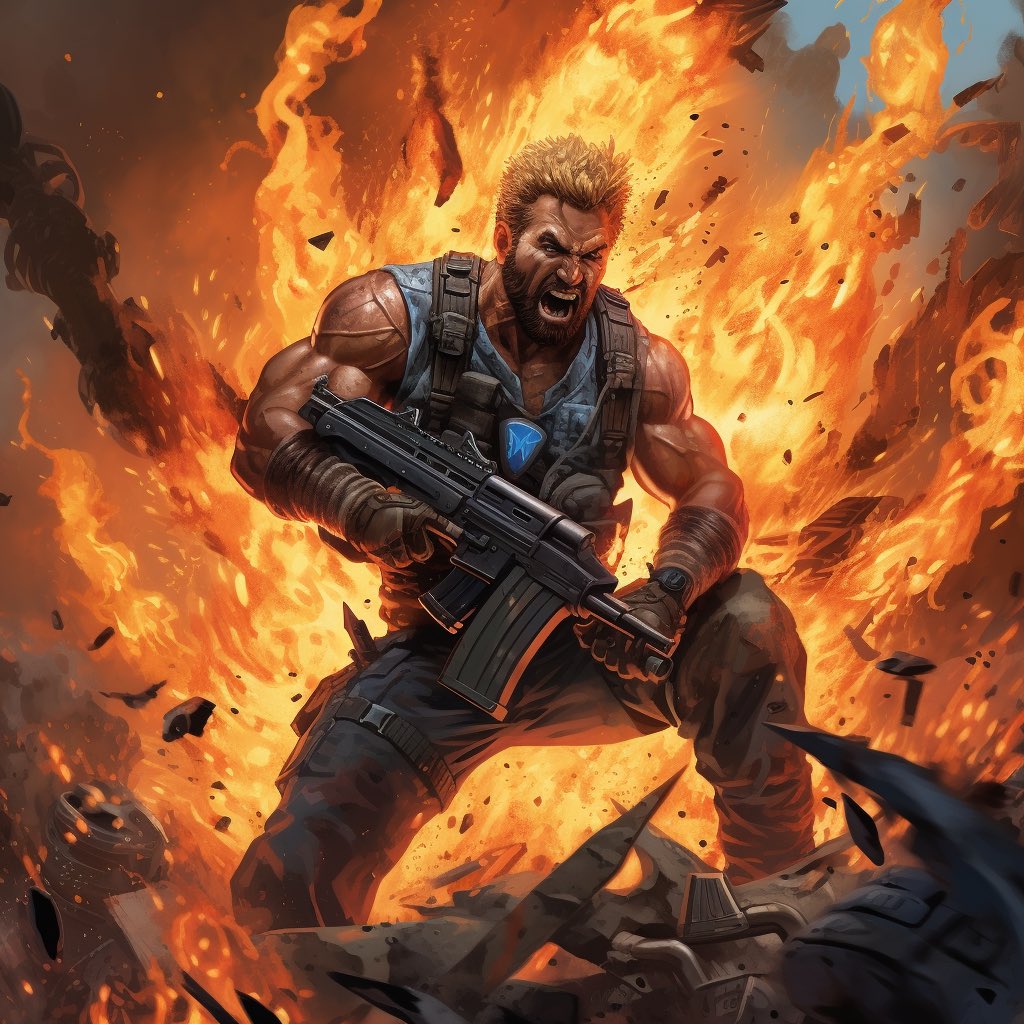 TomaszHongi's tweet image. Contra graphics created by AI  #ai #midjourney #aigraphics #nes #contra ... youtube.com/shorts/KXEJGeN… przez @YouTube