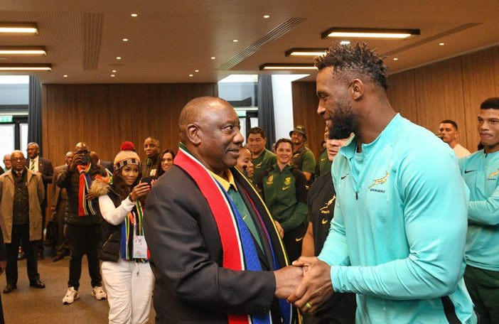 Potentially the best President South African will ever have … and Cyril Ramaphosa.