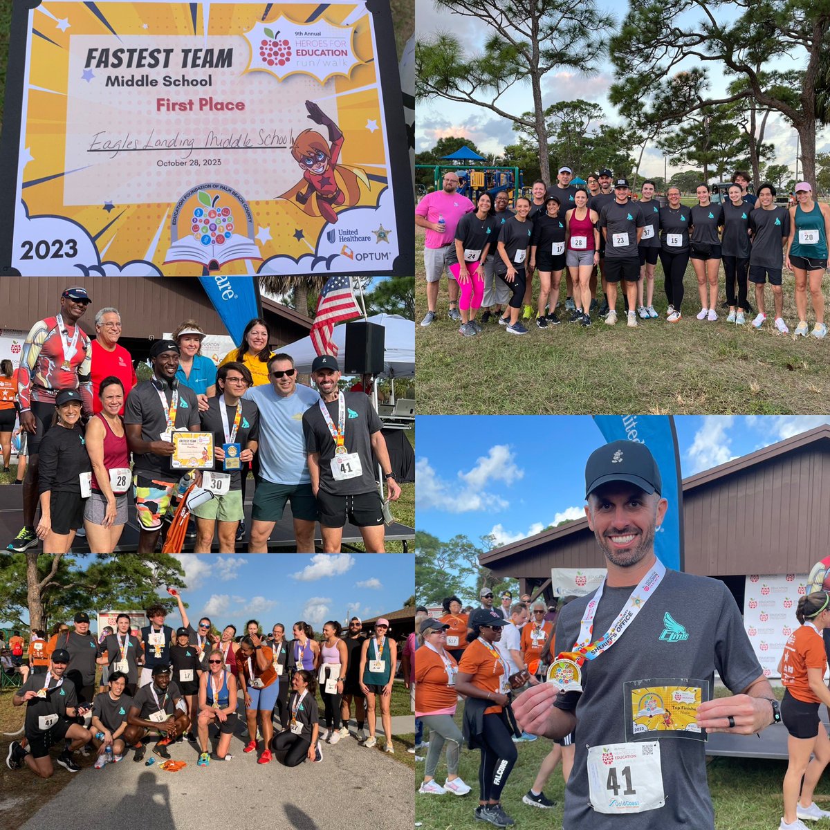 Eagles Flying… All about teamwork! 1st Place Fastest Team and Mr. Wilsman 3rd Overall!!! 🦅🥇🏃🏼‍♀️🏃🏻‍♀️🏃🏻<a href="/DRizzattiPBCSD/">Dominick Rizzatti</a> <a href="/DamianiSDPBC/">Susan Damiani</a> @AP_McCune <a href="/ELMS_JCuomo/">Jacqueline Cuomo</a> <a href="/irosken_/">Ilyssa Rosken</a> <a href="/lindseypoliak/">Lindsey Poliak</a> <a href="/gee18978117/">GeeGee18978117</a> <a href="/tjg1199/">Tommy G</a> @stephenT73118 <a href="/RachelCapitano/">Rachel Capitano</a> <a href="/southPbcsd/">SouthRegionPBCSD</a>