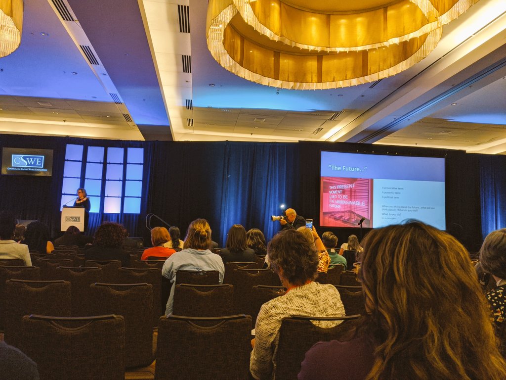 SD_SocialWorker's tweet photo. Introducing @lauranissen 🎉 #APM23 "we need to be looking forward as much as we do backwards...so we can continue to do amazing things" #Futures #GlobalGoals https://t.co/VTbYvu7eGm