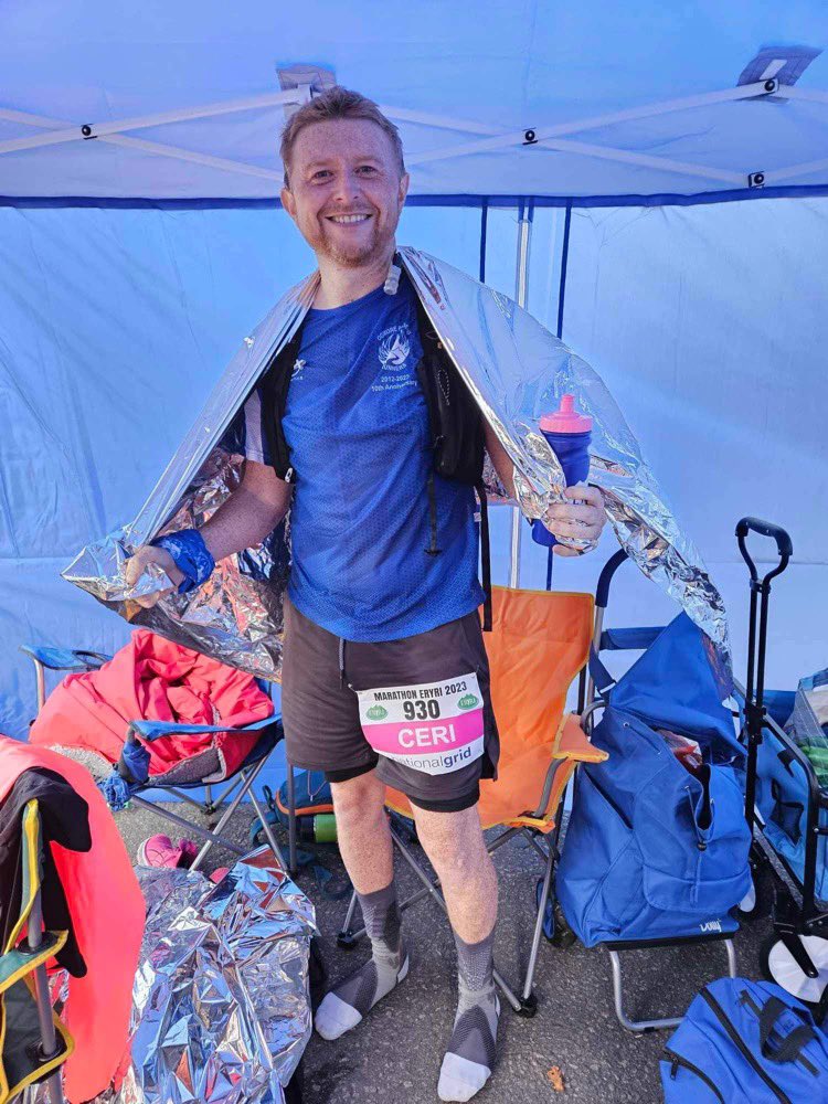 Snowdon marathon done. Brutal elevation, and breathtaking scenery. Am now broken.