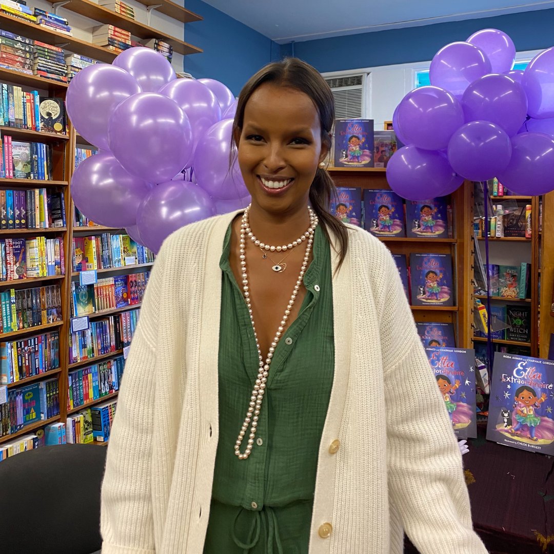 ChildrensBW_LA's tweet photo. Roda Ahmed is here in store right now! Come swing by for her book launch for "Etta Extraordinaire" to hear a storytime and get your book signed!⁠ https://t.co/tryU2UkJLn