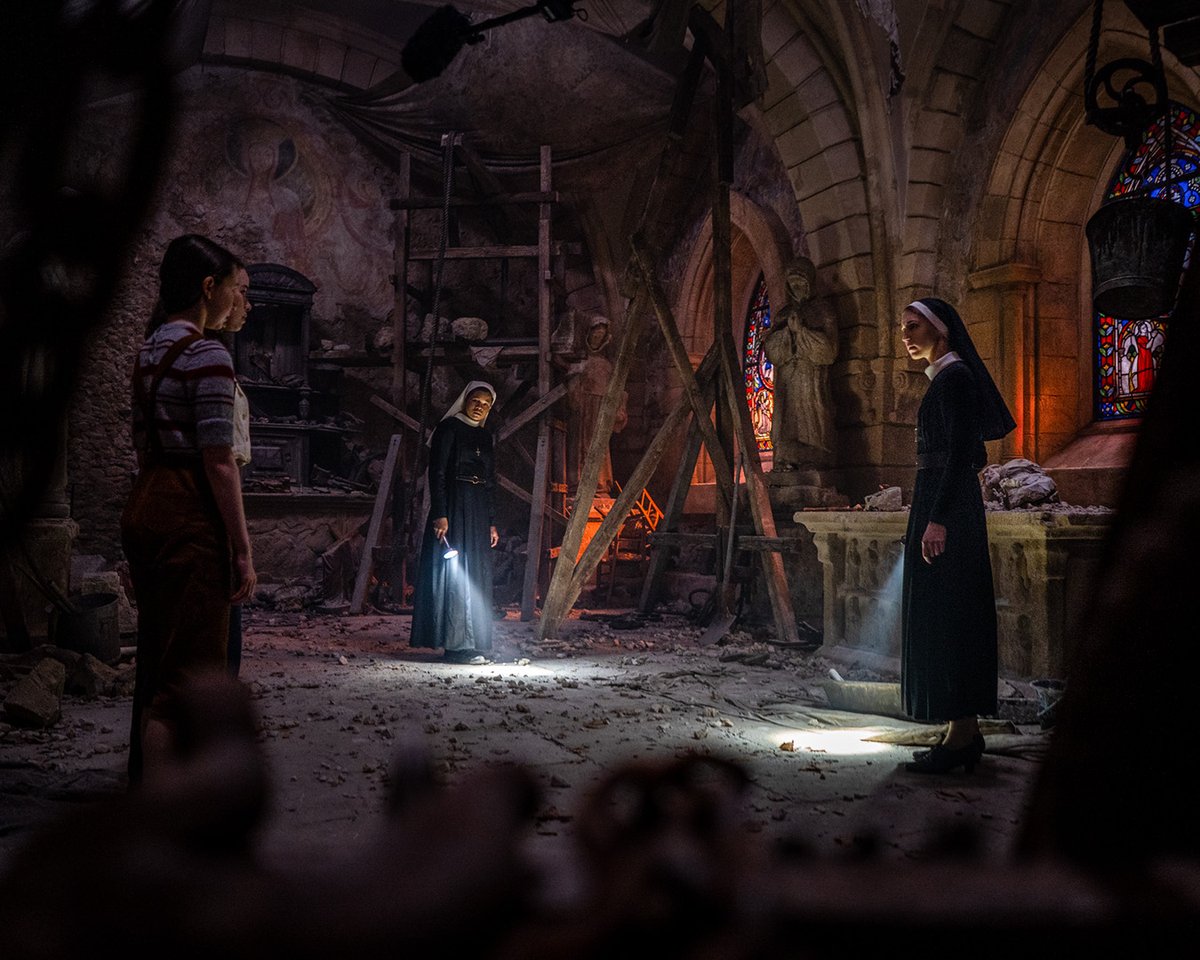 thenunmovie's tweet photo. What's the scariest room in your place? We dare you to watch #TheNun2 there! Own now on Digital, coming to 4K 11/14. https://t.co/pFiYIebRjA