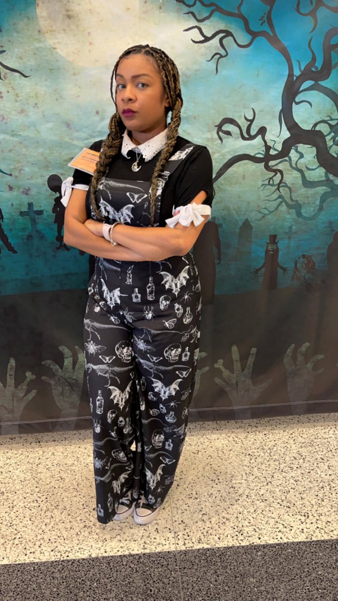 I volunteered and came as Wednesday Addams at the annual TCCA conference. #TCCA2023 #TechorTreat #tccacostume