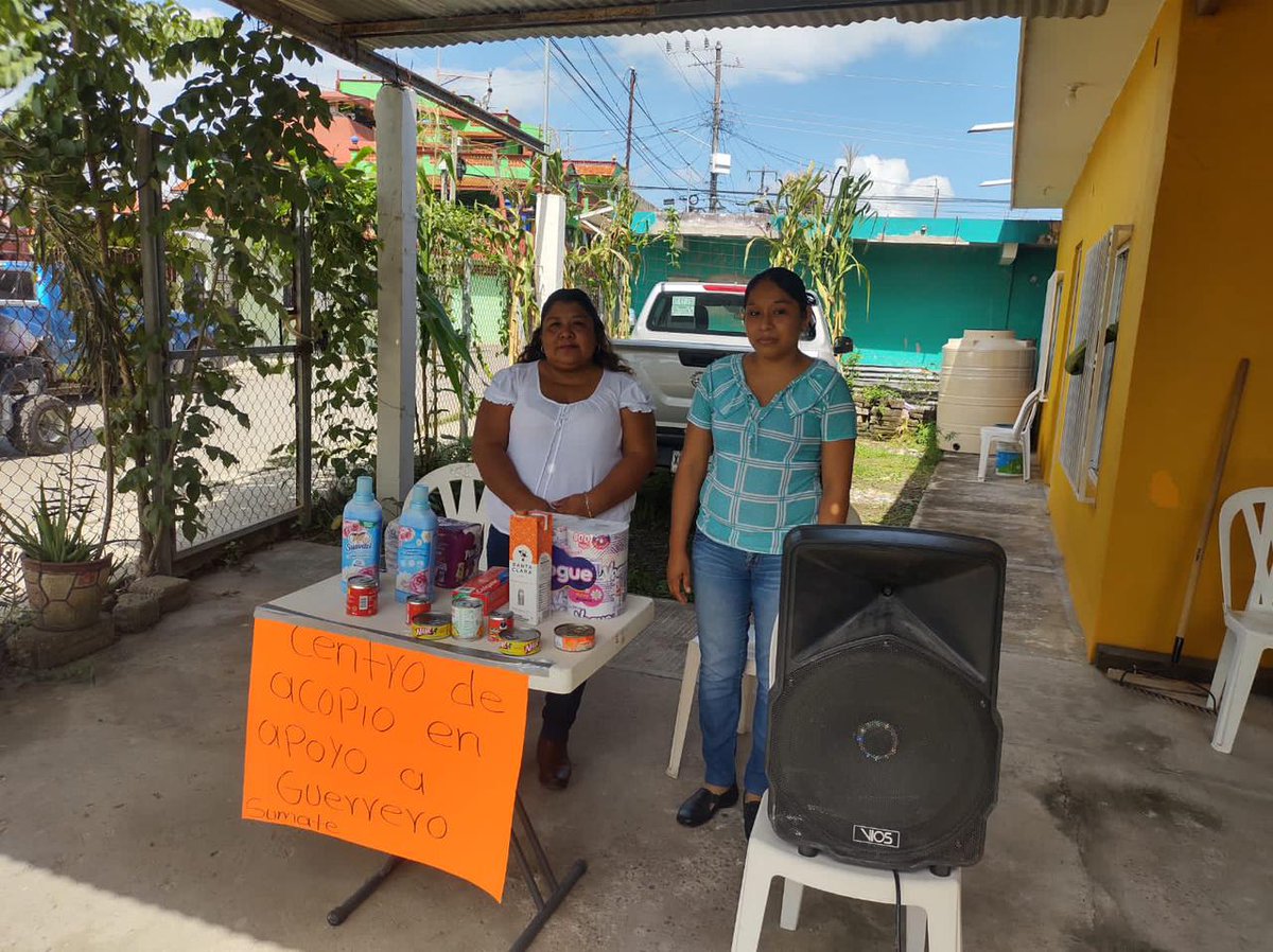CastilloSan23's tweet photo. Es necesario que todo el pueblo de México se una para apoyar al pueblo de Guerrero #Antorcha en Veracruz te invita a sumarte a los diferentes centros de acopio instalados en el estado. https://t.co/93iR8sgHjc