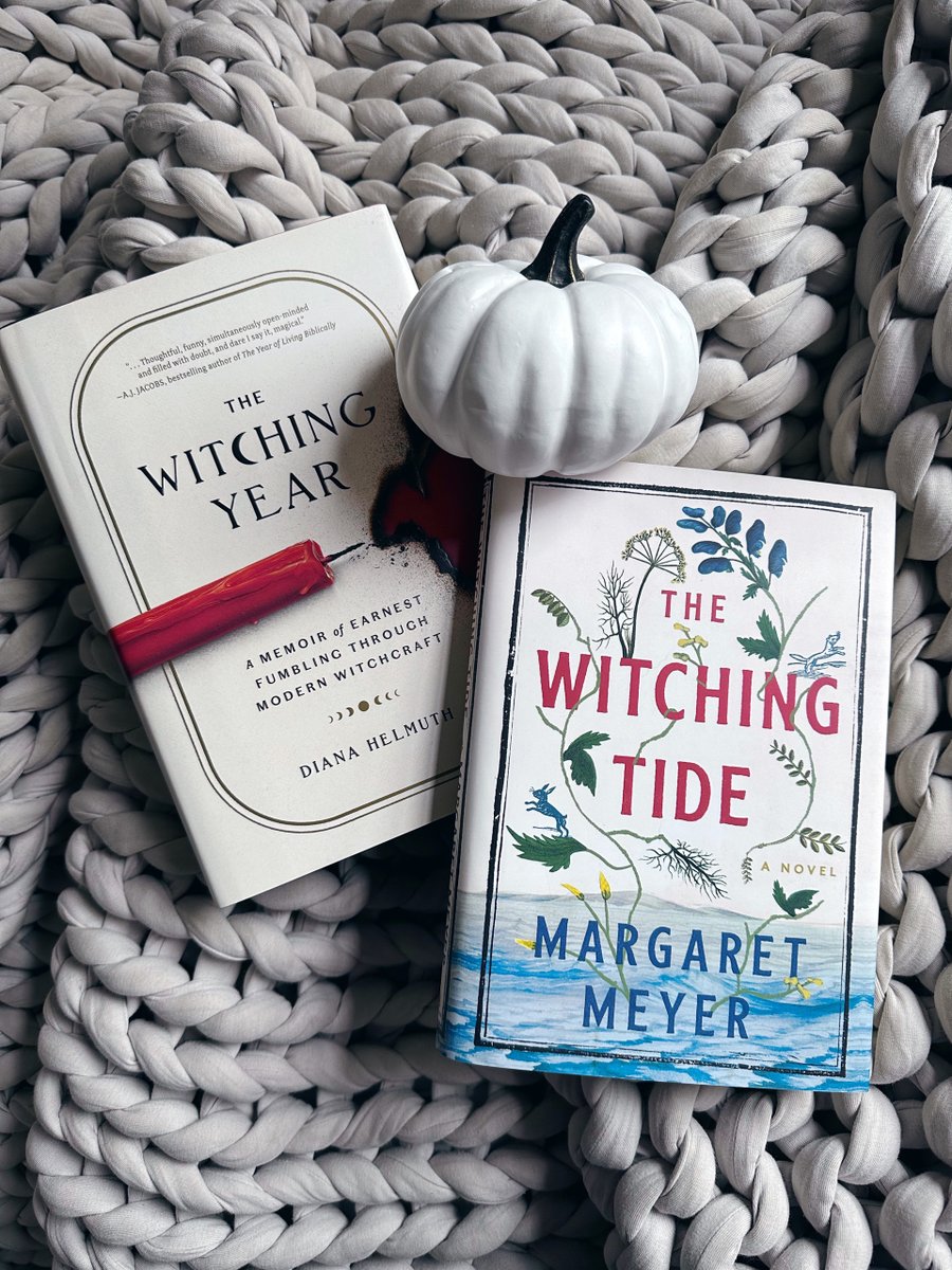ClubGilmore's tweet photo. Something witchy this way comes! Are you reading something spooky or witchy for Halloween? 

I just finished The Witching Tide by Margaret Meyer and am starting The Witching Year by Diana Helmuth

#fallbookrecommendations #fallbooks #fallbookstagram #fallbookslike #halloweenread https://t.co/W9bY2PT3XI