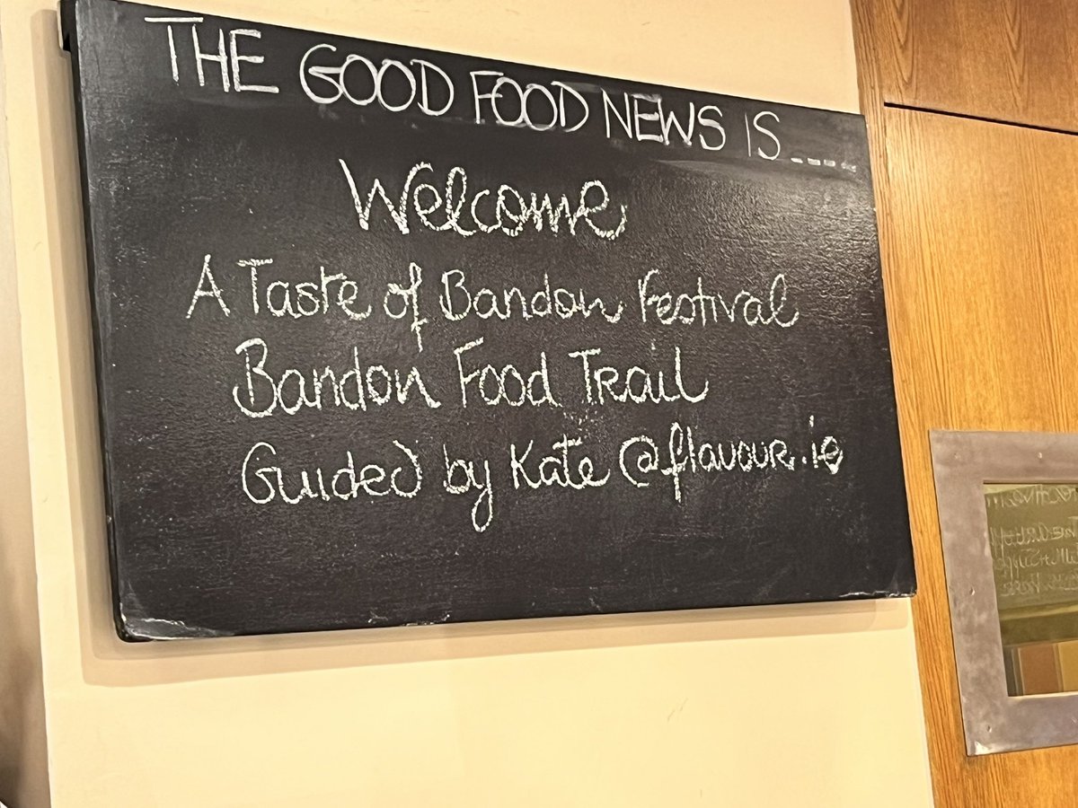 A wonderful afternoon with the fabulous Kate Ryan of flavour.ie as she took us on a culinary tour of Bandon. @westcorkcoffee @urrubandon @MatsonsWines @PressHouseCider @pure_cork @Corkcoco @Failte_Ireland #lovebandon #bandonfood #tasteofbandon #supportlocal