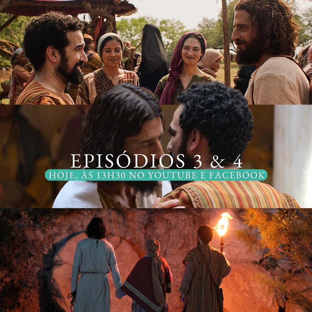 PRONTOS PARA MAIS UM DOMINGO COM THE CHOSEN? Já estamos preparados e esperamos você às 13h30 para a exibição dos Episódios 3 e 4 da Temporada 3 com dublagem em Português lá em nosso canal no Youtube e no Facebook (<a href="/thechosentvbr/">The Chosen Brasil</a>).  

#TheChosenBrasil