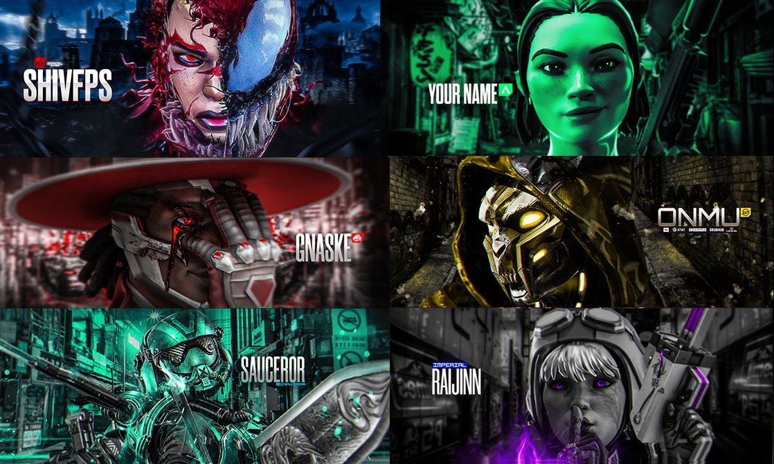 🔴Making Free  Apex Headers ! 🔴

retweet + and comment a Legend💟
(ill pick 5 to win) 🍿
#Giveaway #ApexLegends #Apex