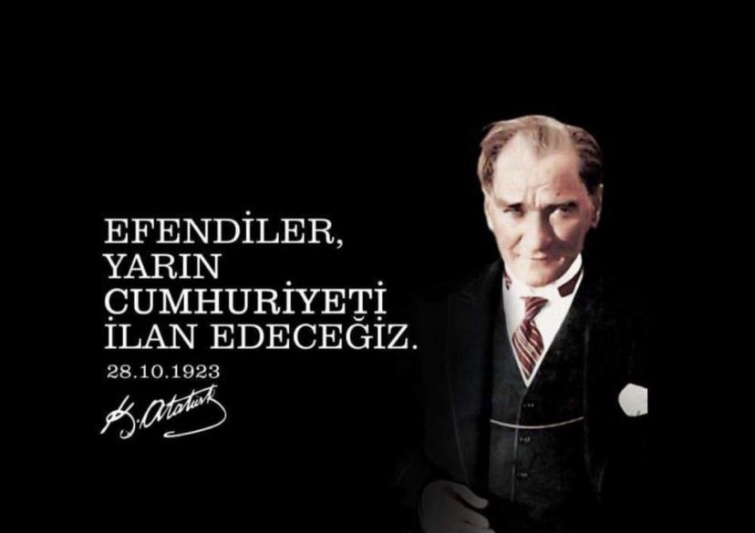 #MustafaKemalAtaturk
#CumhuriyetimizinYüzüncüYılıKutluOlsun