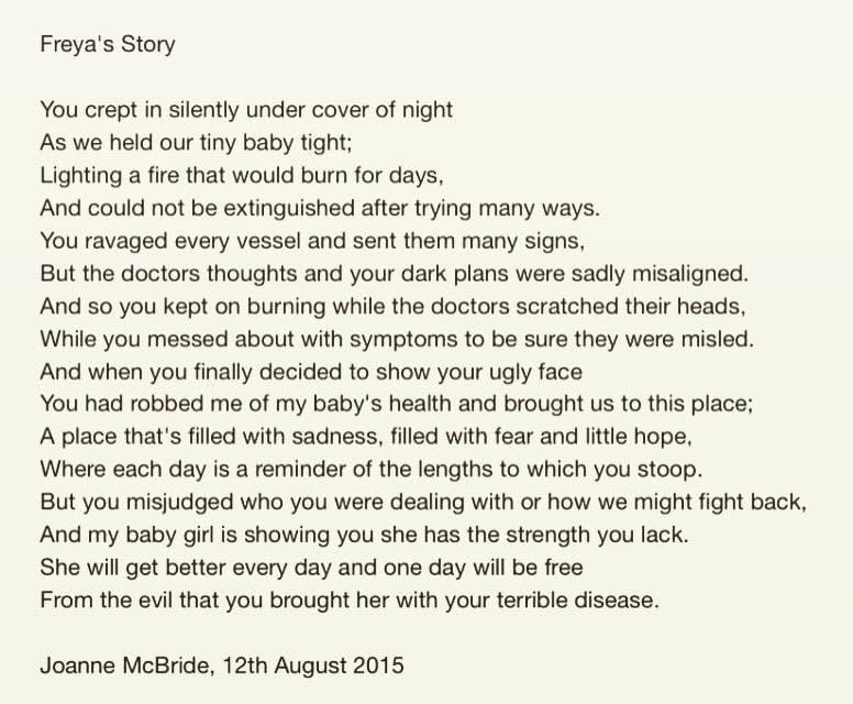 Never one to miss an opportunity to raise awareness of #kawasakidisease last night <a href="/JoanneTMcBride/">Joanne Mcbride</a> read her poem at an open mic spoken word event